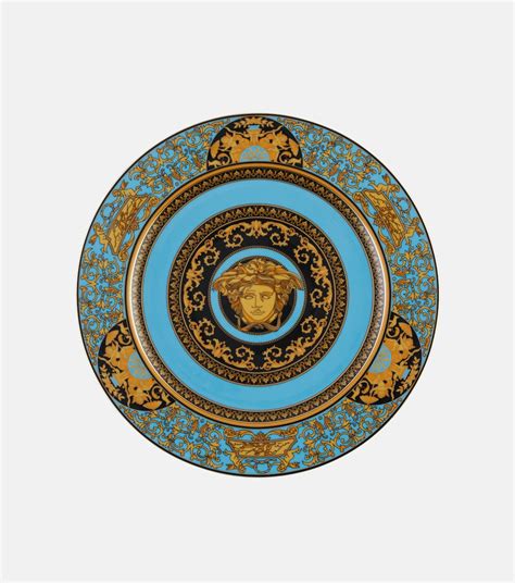 versace green plates